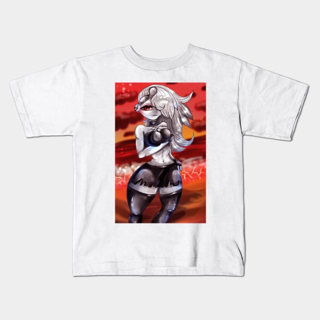 Human Loona Kids T-Shirt by rocioam7